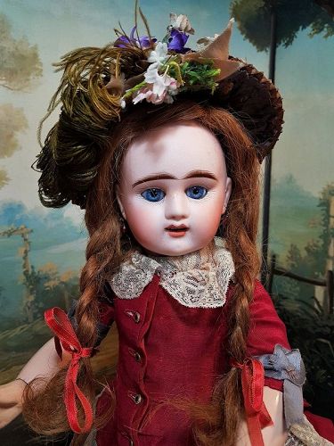 ~~~Lovely French Bisque Bebe Girl by Denamur ~~~