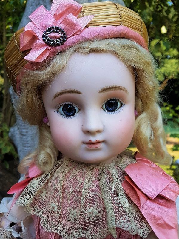 Beautiful French Bisque Bebe Steiner Figure C with Lever Eyes