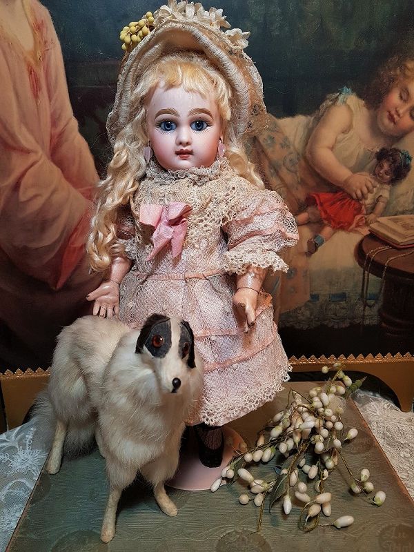 ~~~ Rare 12" Size 3 Mademoiselle Jumeau with Pretty Clothing ~~~