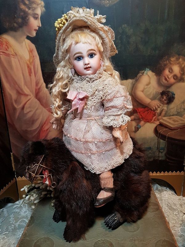 ~~~ Rare 12&quot; Size 3 Mademoiselle Jumeau with Pretty Clothing ~~~