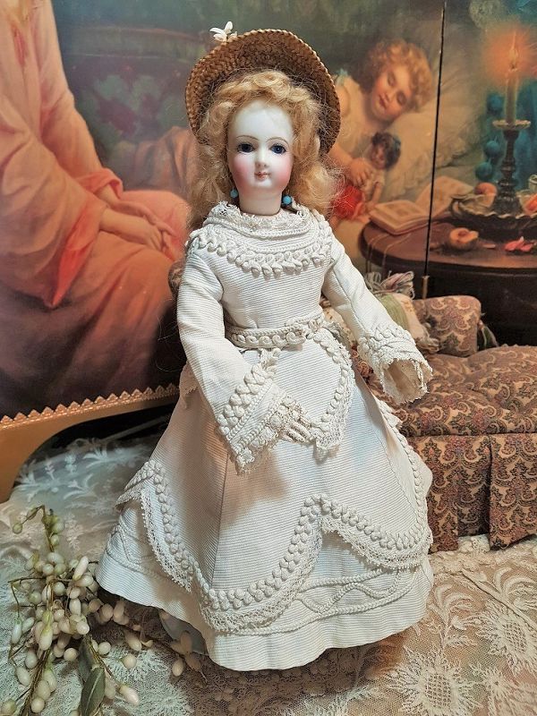 Petite French Teenager Poupee by Maison Jumeau in Original Condition