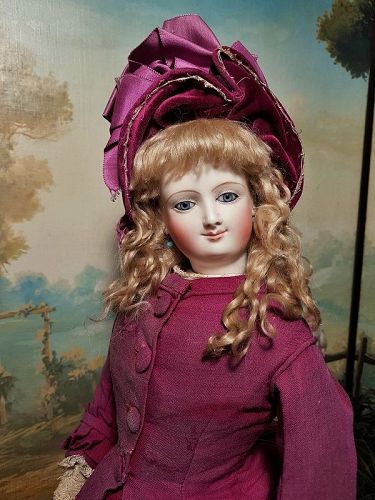 ~~~ Marvelous Large Smiling Poupee by Leon Casimir Bru ~~~