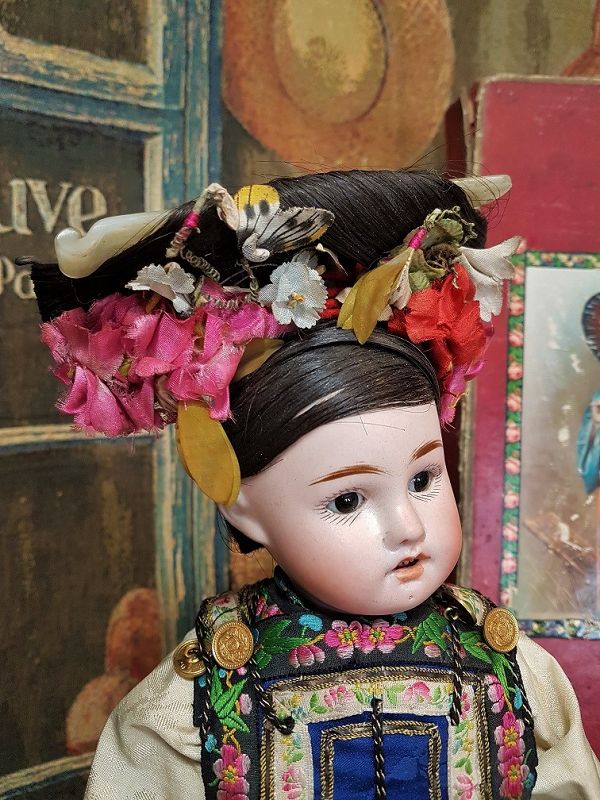 French Bisque Bebe &quot; Mademoiselle Butterfly &quot; from Paris Doll Shop