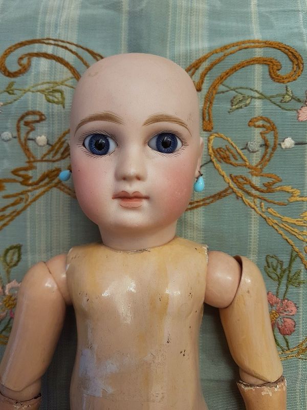 ~~~ Amazing French Small Bisque Portrait Bebe by Jumeau ~~~