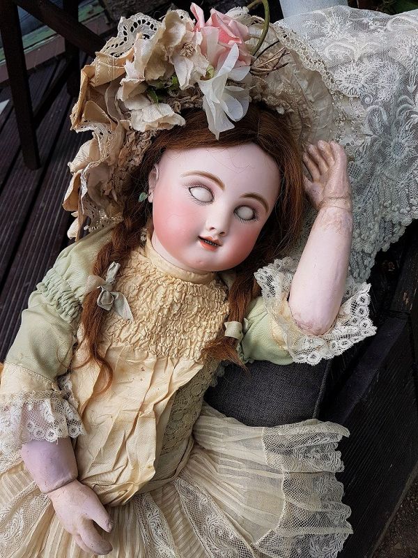 Rare Early French Bisque ~ Figure B ~ Bebe by Jules Steiner