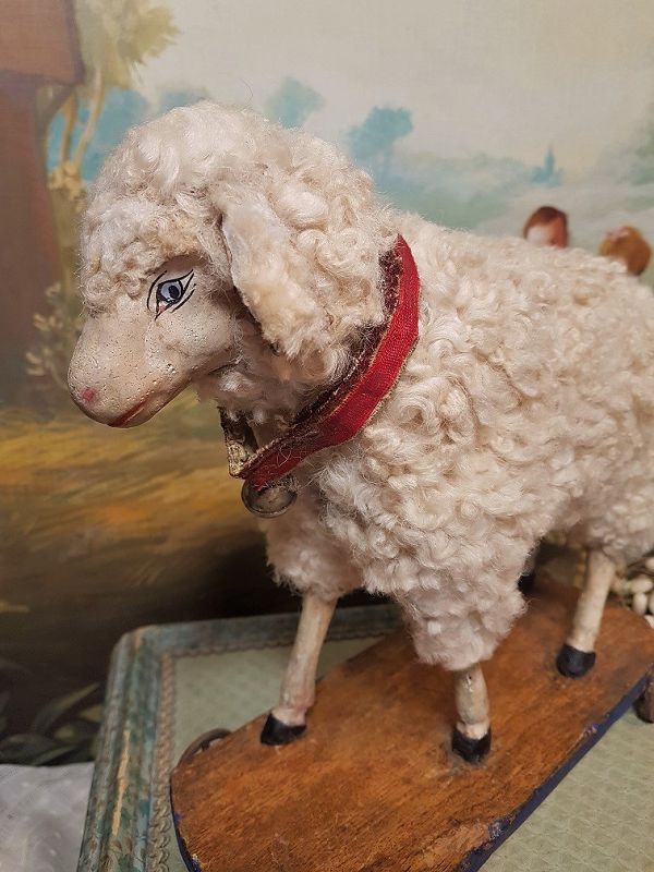 ~~~ Lovely Early Doll Friend Lamb with Squeaker ~~~