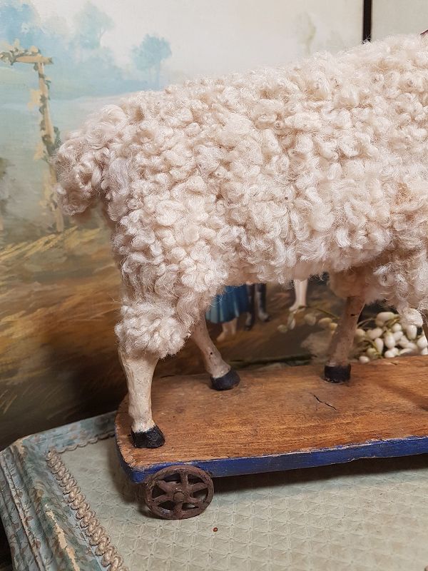 ~~~ Lovely Early Doll Friend Lamb with Squeaker ~~~