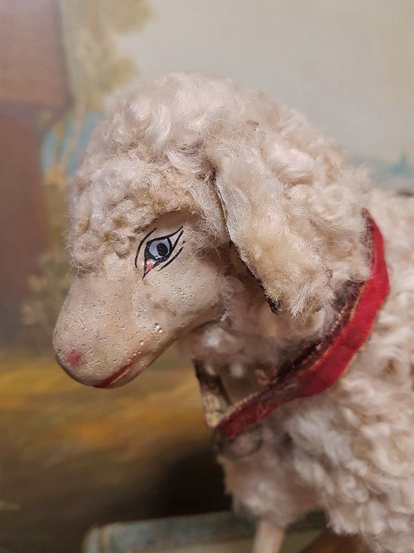 ~~~ Lovely Early Doll Friend Lamb with Squeaker ~~~