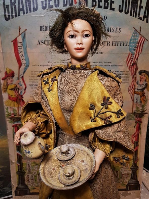 ~~~ Rare French Musical Automaton by Lambert &quot; Chinoise Verseuse &quot; ~~~