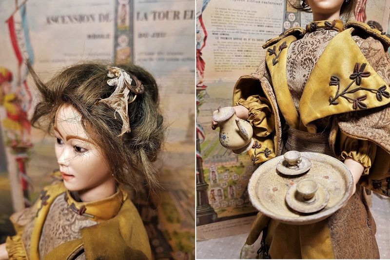 ~~~ Rare French Musical Automaton by Lambert &quot; Chinoise Verseuse &quot; ~~~