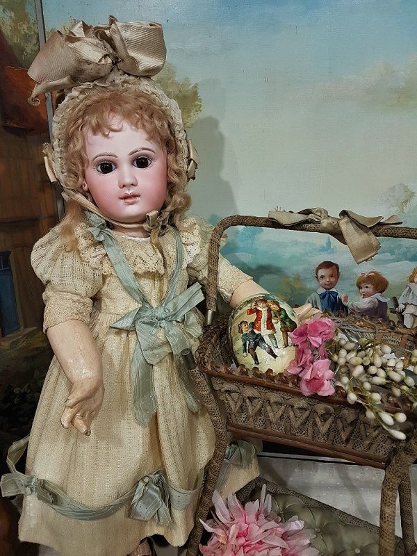 ~~~ Gorgeous French Bisque Portrait Bebe by Jumeau ~~~