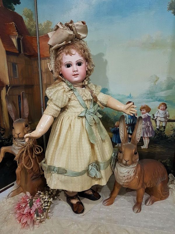 ~~~ Gorgeous French Bisque Portrait Bebe by Jumeau ~~~