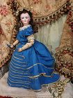 ~~~ Rare Empress Eugenie all Wood Body Poupee by Bru ~~~