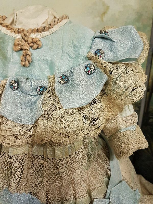 ~~~ Fancy French Bebe Costume with Matching Bonnet ~~~