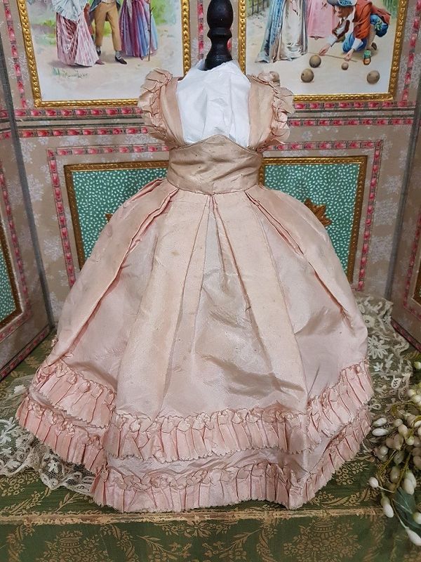 Rare Huret era. 1855/ 60 Enfantine Silk Costume for Huret , Rohmer .