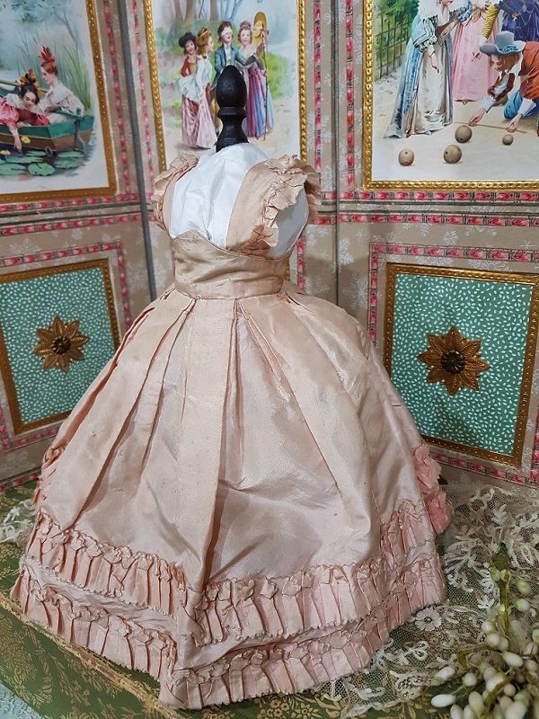 Rare Huret era. 1855/ 60 Enfantine Silk Costume for Huret , Rohmer .