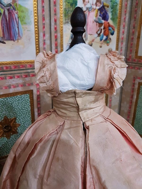 Rare Huret era. 1855/ 60 Enfantine Silk Costume for Huret , Rohmer .