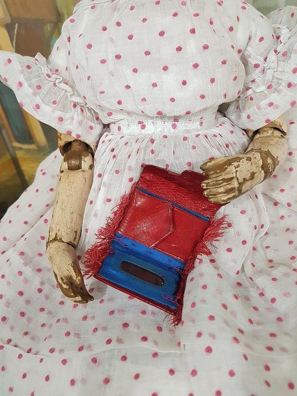 ~~~ Rare Poupee Sewing Accessory Bag / 1865 ~~~