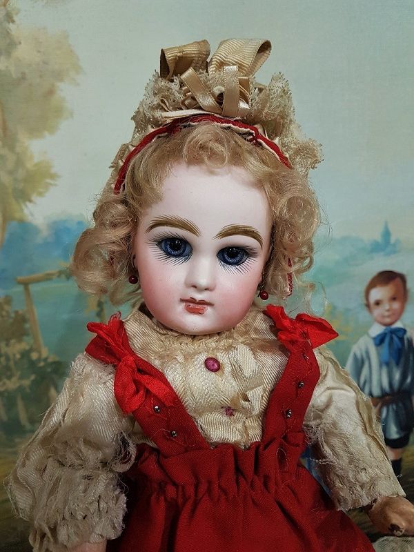~~~ Lovely size 3 Mademoiselle Jumeau in Original Clothing ~~~