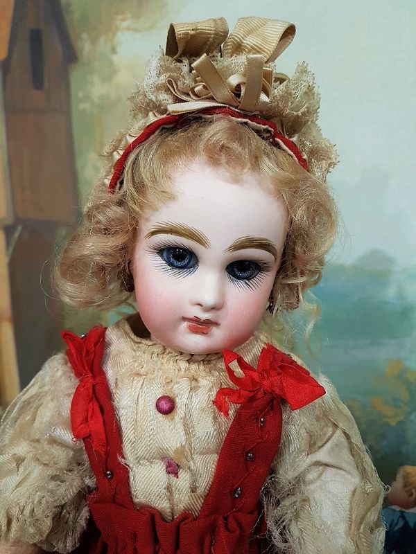 ~~~ Lovely size 3 Mademoiselle Jumeau in Original Clothing ~~~