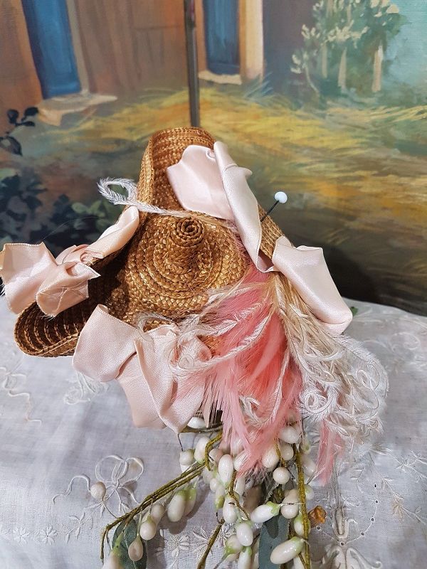 ~~~ Pretty French Bebe Costume with Bonnet ~~~