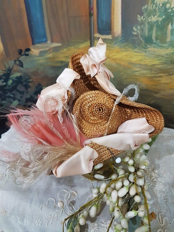 ~~~ Pretty French Bebe Costume with Bonnet ~~~