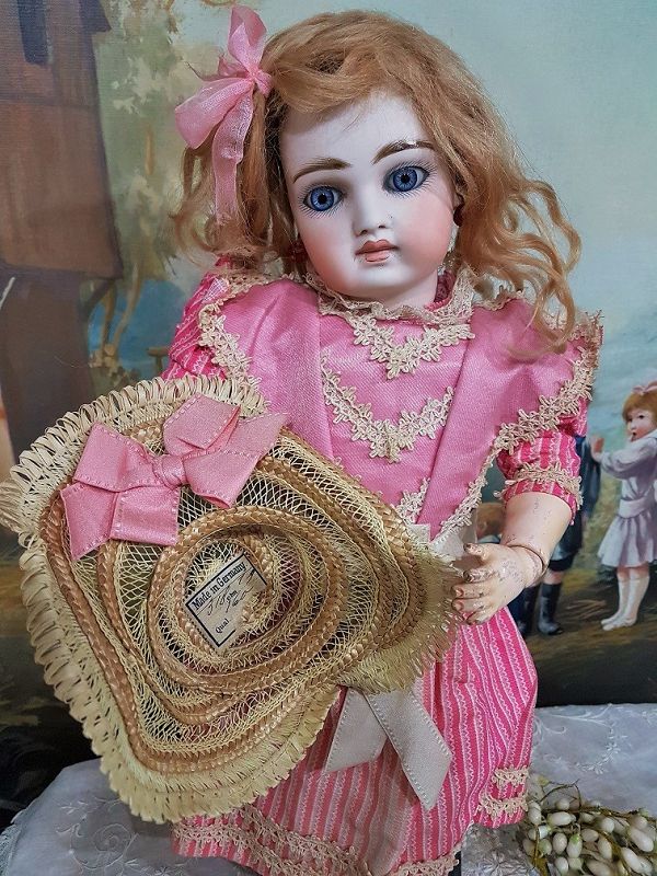 Outstanding French Market Sonneberger Bisque Bebe near Mint condition