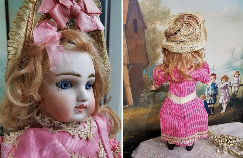 Outstanding French Market Sonneberger Bisque Bebe near Mint condition