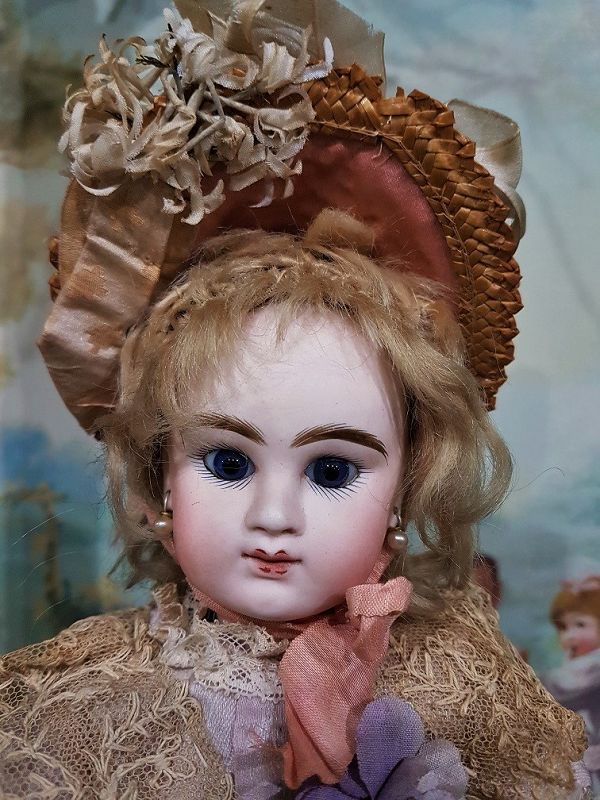 ~~~ Happy Face French Small size 2 Bisque Bebe by Denamur ~~~