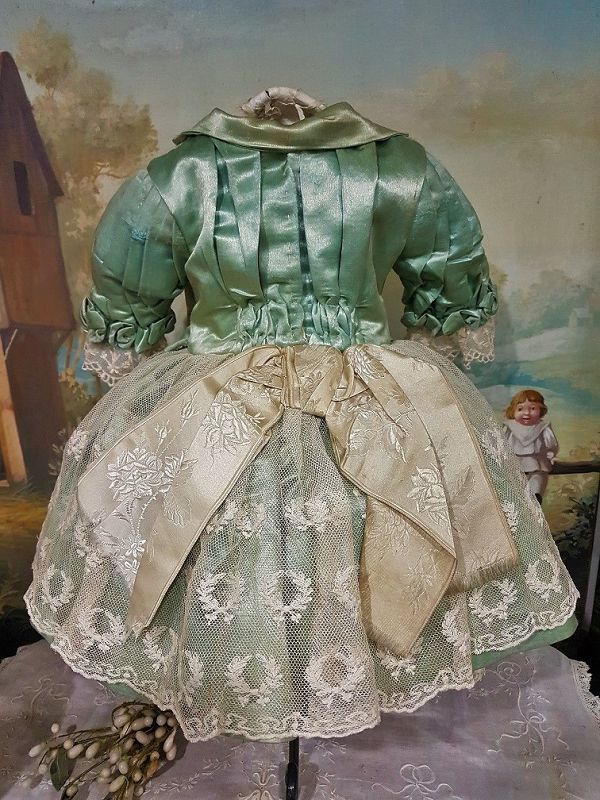 ~~~ Luxury French Bebe Costume with Matching Bonnet ~~~