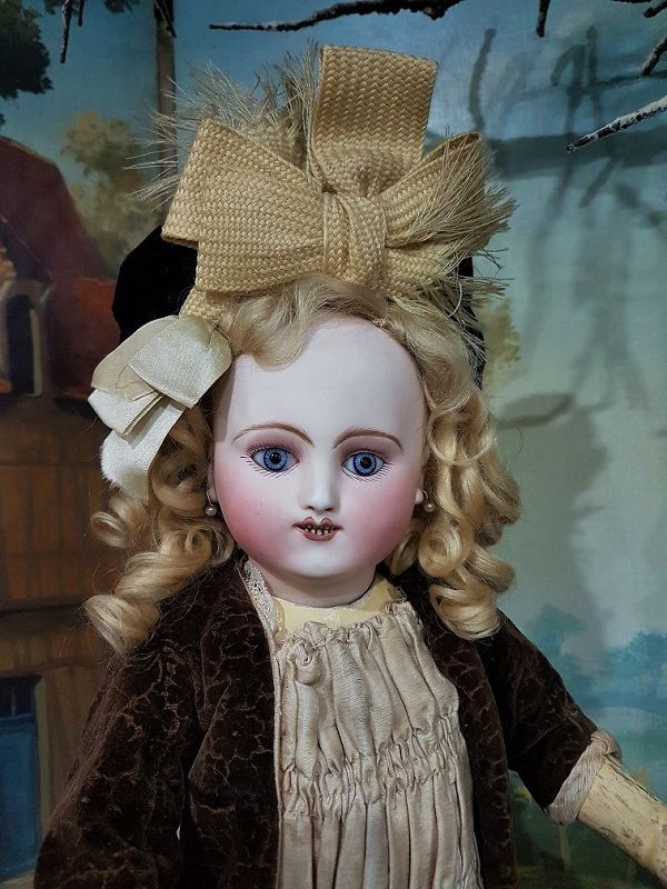 Rare Early Period French Bisque Bebe Steiner in original Condition