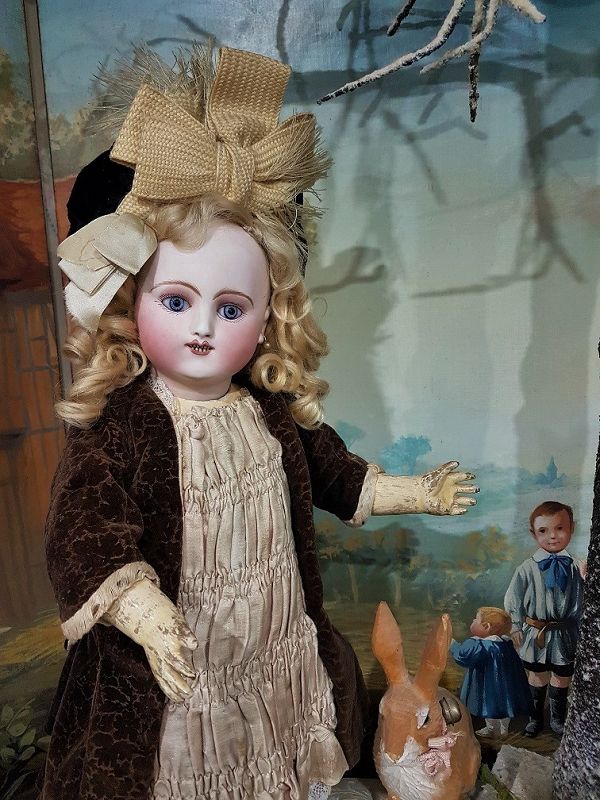 Rare Early Period French Bisque Bebe Steiner in original Condition