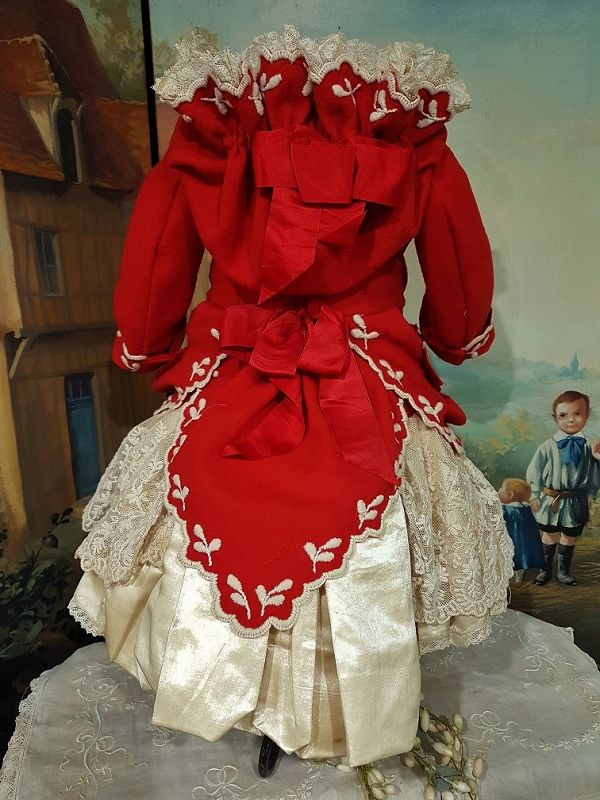 ~~~ Elegant French two piece Bebe silk Costume with Hoody Jacket ~~~