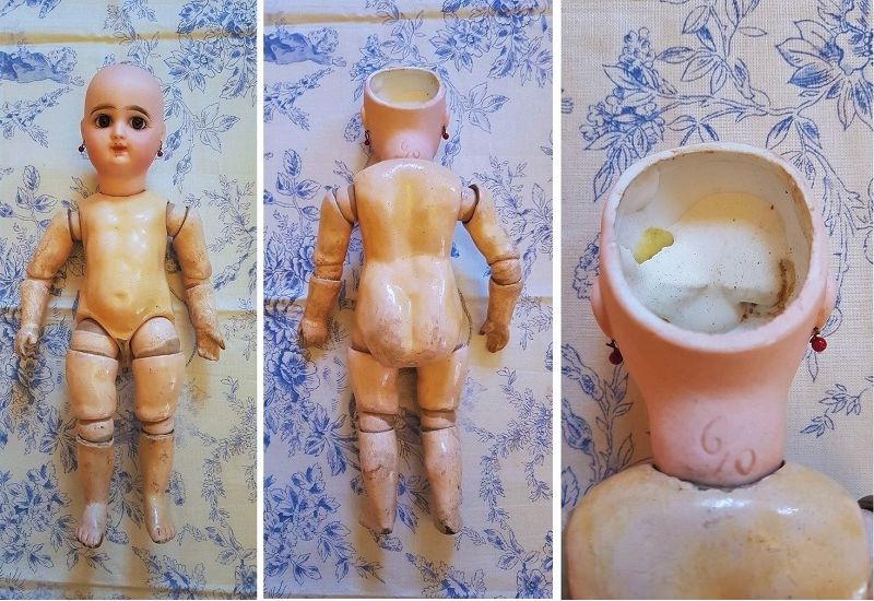 ~~~ Childlike Cabinet size French Mystery Bebe with Shy Expression ~~~
