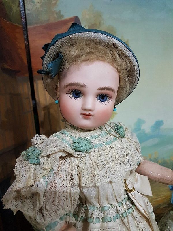 Rare Series A original Premier French Bisque Bebe by Jules Steiner