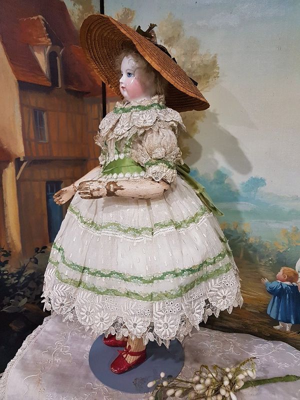 Exquisite Costume for Huret era Poupee in Mademoiselle Bereux Style