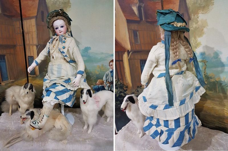 Rare French Teen Poupee with Herbillon Body from Paris Doll Store