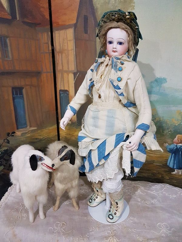 Rare French Teen Poupee with Herbillon Body from Paris Doll Store