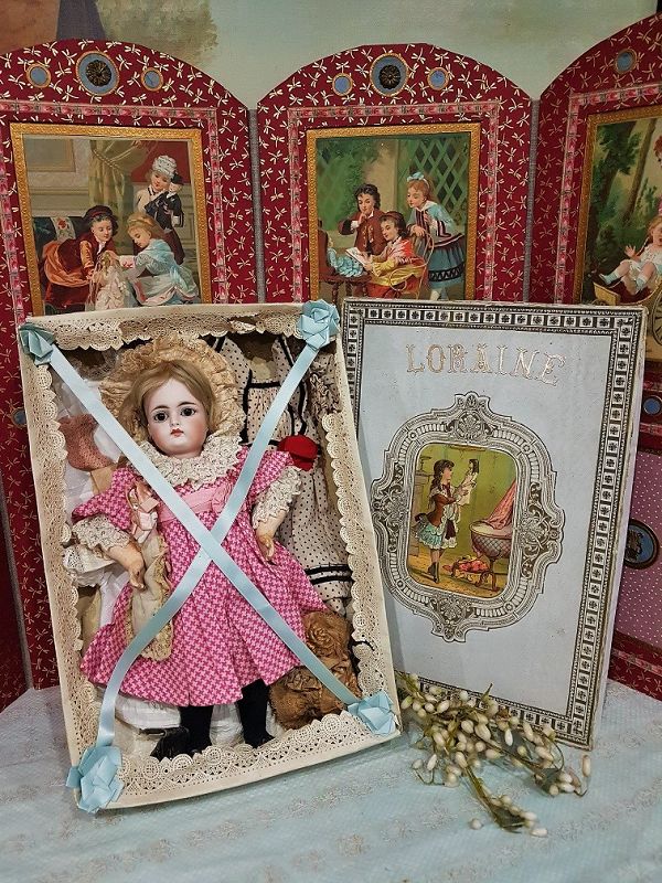 Mademoiselle &quot;Loraine&quot; with her Trousseau and Box