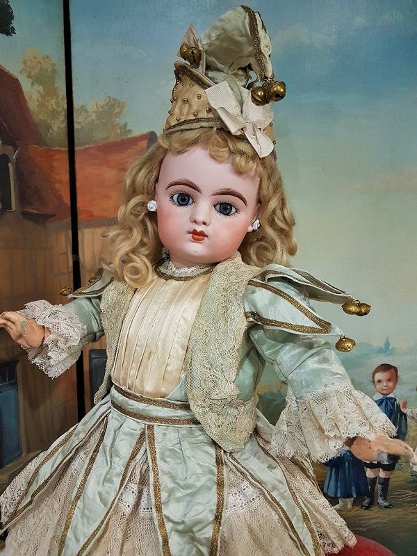 Most Beautiful French Bisque Bebe by Gaultier in Lovely Costume