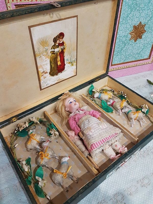 Dolly and her Lambs in Lovely Presentation Box