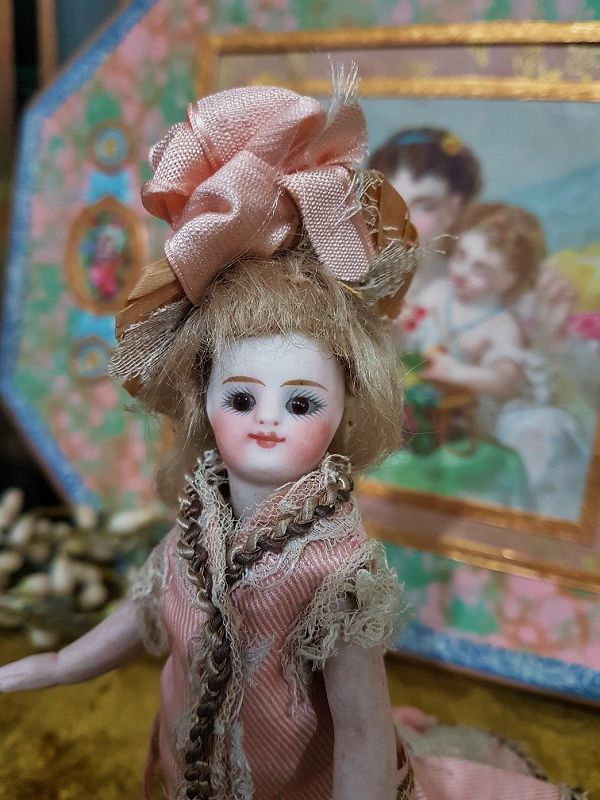 ~~~ Mademoiselle Mignonette in her pretty Silk Gown ~~~