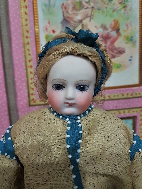 Rare Huret era 1860 Teen Fashion Doll in all original Condition