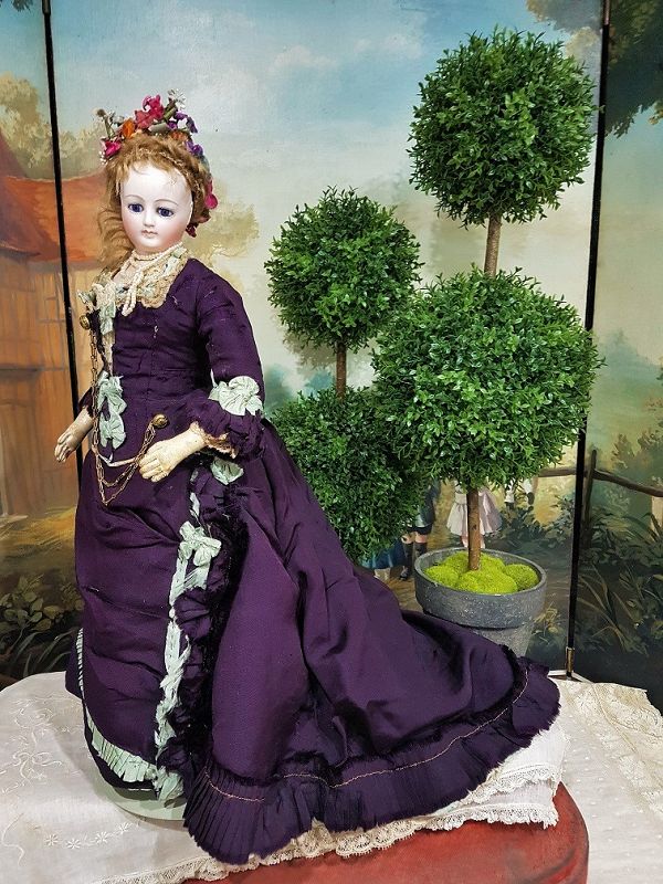 Outstanding French Poupee in original Condition attributed by Doleac