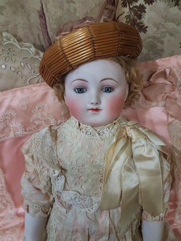 Rare French Premier Motchman Bebe by Steiner with Trousseau