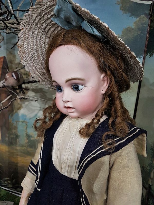 Lovely French Bisque Bebe by Leon Casimir Bru ... Attic Condition