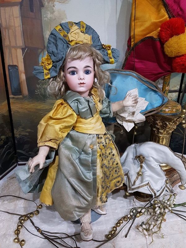 Wonderful French Bru Jne. Bisque Bebe in all original Condition