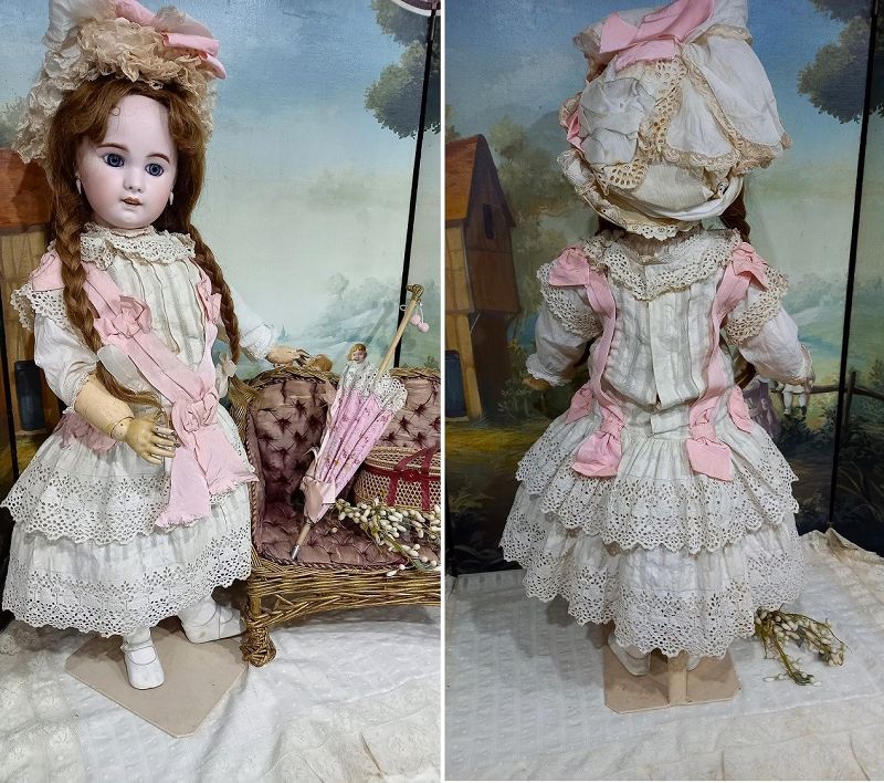 Very Nice Childlike French Bisque Character Bebe by SFBJ