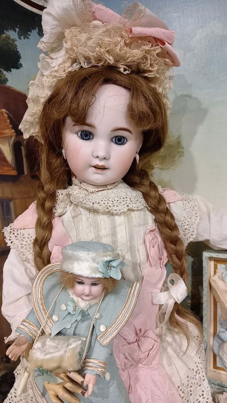 Very Nice Childlike French Bisque Character Bebe by SFBJ