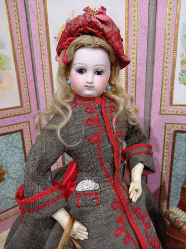 Lovely all original French Poupee / France circa 1868th.
